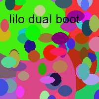 lilo dual boot