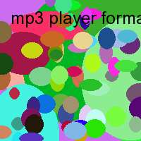mp3 player formatieren